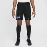 Hertha BSC 2024/25 Stadium Home/Away Nike Replica Dri-FIT Fußballshorts für ältere Kinder - Schwarz, S