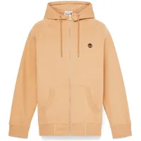 Timberland Mens Loopback Full Zip Hoodie light wheat L