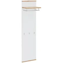 Garderobenpaneel Yamael 45 x 169 x 28 cm Weiß