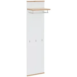 Garderobenpaneel Yamael 45 x 169 x 28 cm Weiß
