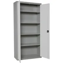 Proregal Stahlschrank AMEGO 180 x 60 x 40 cm Weiß-Grau