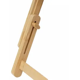 Mendler Laptoptisch HWC-B81, Notebooktisch Betttisch Klapptisch mit Lüftungslöcher faltbar höhenverstellbar, Bambus