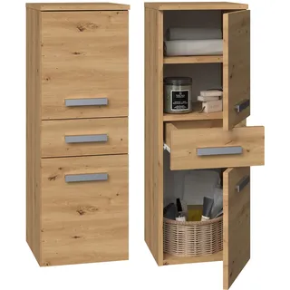Topeshop Badezimmerschrank NEL V DDS Artisan Eiche