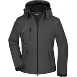 James & Nicholson Ladies' Winter Softshell Jacket Modische Winter Softshelljacke schwarz, Gr. M