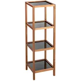 Wenko Bad- & Wohnregal 36 x 112 x 36 cm Schwarz