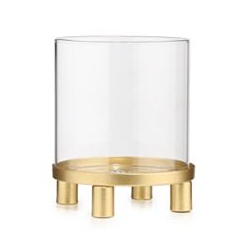 ELAMBIA 3in1-Kerzenhalter für Tafel- oder Stumpenkerze & Vase, H. 18cm, Ø 15cm