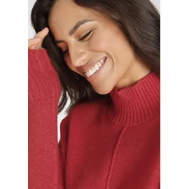 LAURA SCOTT Stehkragenpullover Rot 44