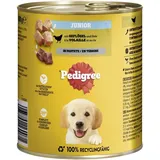 PEDIGREE Dose Junior Geflügel & Reis Pastete 800g (Menge: 12 x 800 g