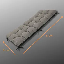 Amazinggirl Hochlehner Auflage 50 x 120 cm grau 4 St.