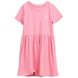 Tom Tailor Kinder Midi-Kleid mit Print, Sunrise pink, 92/98 - 128-134