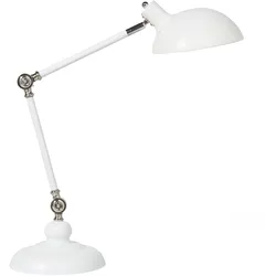 Schreibtischlampe weiß 80 cm rund MERAMEC