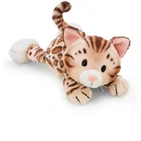 NICI Kuscheltier Katze Bengal 20 cm liegend braun