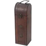 HMF Vintage Deko Geschenkbox 11 x 12 x 35,5 cm 1-tlg. braun