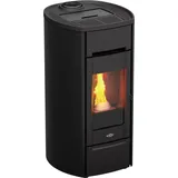 KALOR Pelletkamin | Ermetica 98 Cast Round 10C | 9,3 kW | Schwarz