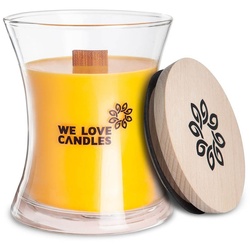 WE LOVE CANDLES Duftkerze Basic - Melon & Honey M 300g Kerzen 