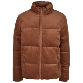 URBAN CLASSICS Boxy Corduroy Puffer Jacke Black XL