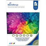 MediaRange Fotopapier matt weiß, A4, 130g/m2, 100 Blatt (MRINK101)