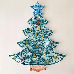 Nagelbild-Set "Tannenbaum"