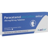axicorp Pharma GmbH Paracetamol plus Coffein axicur 350 mg/50 mg Tabl.
