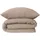 SCHIESSER Molly Uni Taupe 135 x 200 cm + 80 x 80 cm