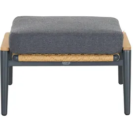 Siena Garden Roma Lounge-Hocker grau