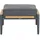 Siena Garden Roma Lounge-Hocker grau