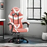 Hti-Living Krit Power Gamingstuhl Pink/Weiß