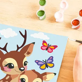 Ravensburger Fröhliche Hirsche 1 St. Malen nach Zahlen bunt