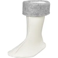 Playshoes Fleece-stiefel-socke Unisex Kinder Stiefelsocken, Weiß, 32 EU
