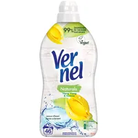 Vernel Naturals Pfingstrose, Weichspüler für die Waschmaschine, parfümiert, 99 % Inhaltsstoffe natürlichen Ursprungs, ohne Silikone und Farbstoffe, Packung mit 1,15 l, 46 Waschgänge.