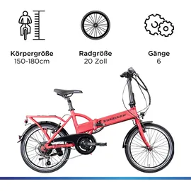 Zündapp Z101 2021 20 Zoll RH 37 cm gambia rot