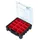 ADB Kleinteilemagazin Kunststoff 40 x 11 x 38,9 cm Schwarz/Rot