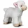 TOBAR Animigos Lamm 25 cm Weiß