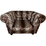 Casa Padrino Limited Edition Designer Chesterfield Sessel Leopard Club Möbel