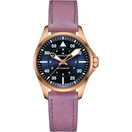 Hamilton Khaki Aviation Pilot Auto Leder 36 mm H76245840