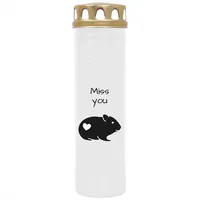 HS Candle Grabkerze 40 bis 170 h weiß