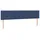 vidaXL Boxspringbett mit Matratze & LED Blau 200x200 cm Stoff