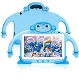 zcobro Kinder Tablet 7 Zoll Andorid Tablet für Kinder 2GB RAM+32GB ROM+128GB Erweiterbar, Kids Tablet mit Hülle HD 1024 * 600 IPS-Bildschirm Kinder-Tablets Quad Core Type-C WiFi Bluetooth (Blau)