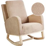 Schaukelsessel ALSTA Bouclé Beige