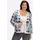 Inspirationen Strickjacke in Beige-Blau 52/54