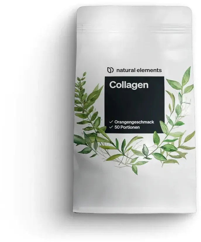 Collagen Pulver 500 g – Kollagen Hydrolysat Peptide – Kollagen Typ 1 und 3 – frischer Orangengeschmack, perfekte Löslichkeit, natürlich, laborgeprüft und in Deutschland produziert 500 g