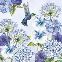 Ambiente Home Ambiente Papierservietten, 3-lagig bedruckt, Kolibri 33 x 33 cm, 20 Stück