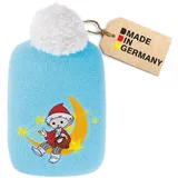 Hugo Frosch Kinder Öko-Wärmflasche 0,8 l mit Softfleecebezug "Sandmännchen Mond"