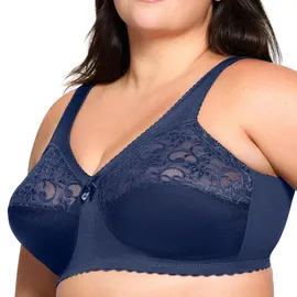 GLAMORISE Original MagicLift-Stütz-BH ohne Bügel Blau 110C