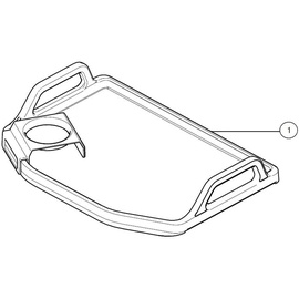 Sunrise Medical Gemino Rollator Tablett 1 St