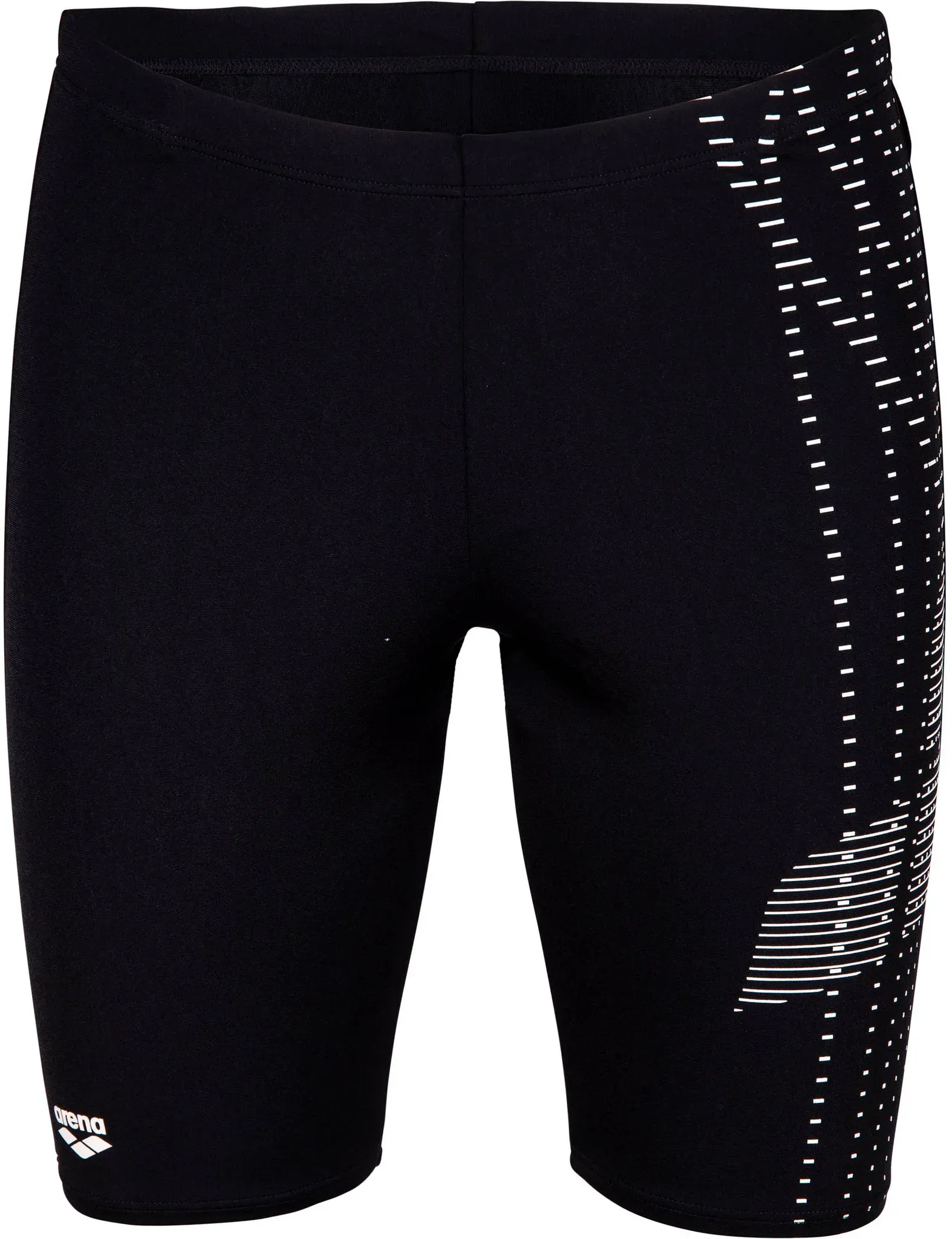 Arena ASYMMETRICAL Badehose Herren in black-white, Größe 9 - schwarz