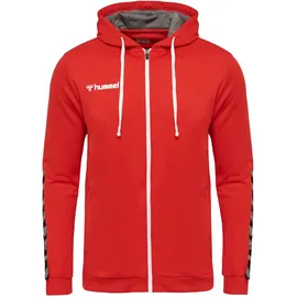 hummel Herren Hmlauthentic Poly Zip Hoodie, True Red, 3XL EU