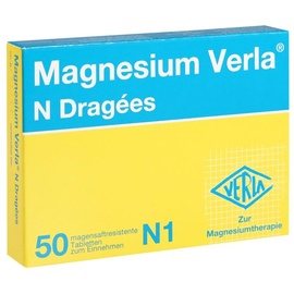 Verla Magnesium Verla N Dragees 50 St.