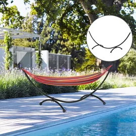 Outsunny Hängemattengestell 3m Hängemattenständer mit Zugseil Garten Strand