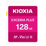 Kioxia EXCERIA PLUS SDXC-Karte 128GB UHS-I v30 Video Speed Class